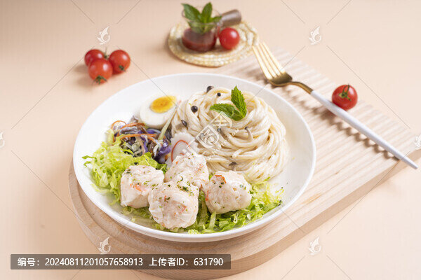 龍蝦丸子奶油意面