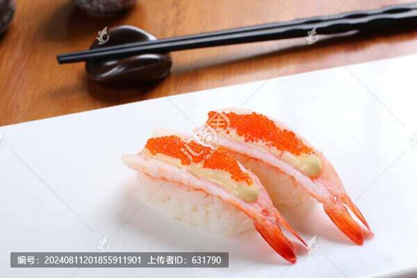 鮮蝦魚籽壽司