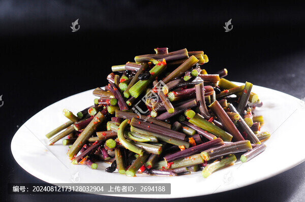 豆豉辣椒炒蕨