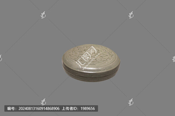 北宋越窯青瓷蓮葉紋蓋盒