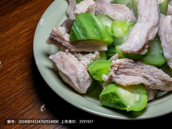 白灼豬肉線瓜