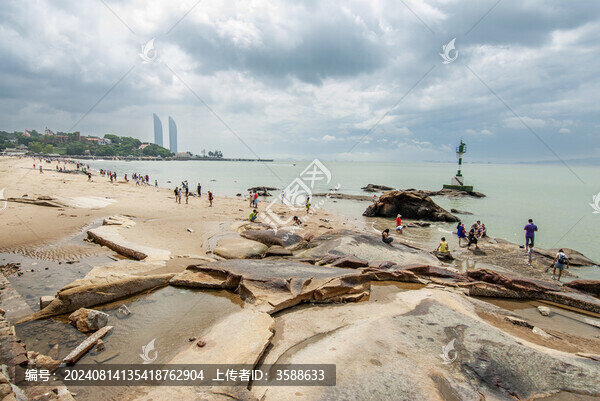 福建省廈門市鼓浪嶼海島自然風光