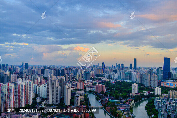 環(huán)球港上鳥瞰上海