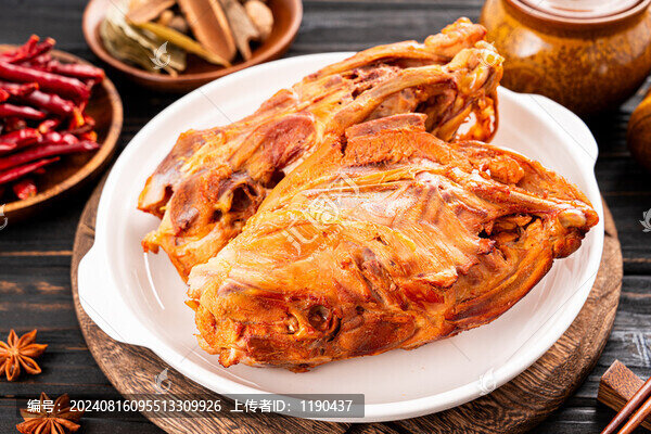 熏醬雞骨架