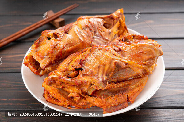 熏醬雞骨架