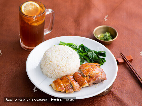雞腿套餐飯
