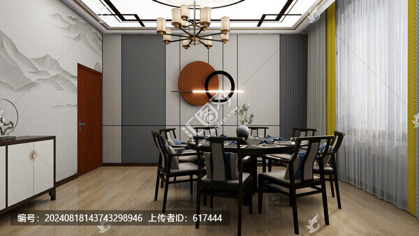 中式風(fēng)格餐廳包廂