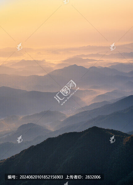 河源野豬嶂日出山影風(fēng)光