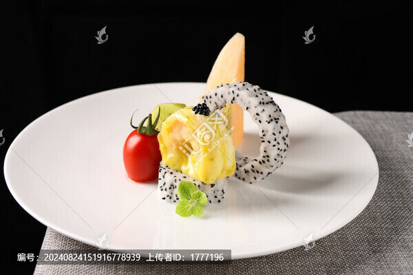 芥末蝦球魚籽醬