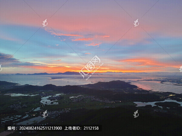 海陵島晚霞風(fēng)光