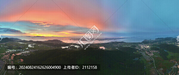 海陵島晚霞風(fēng)光