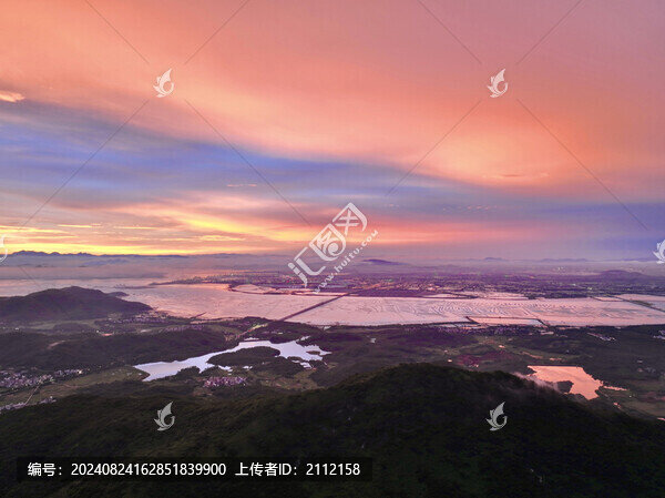 海陵島晚霞風(fēng)光