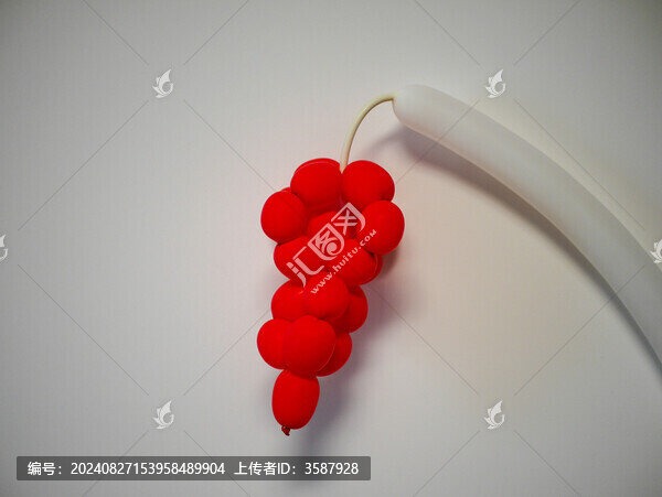 手工制作精美的氣球葡萄