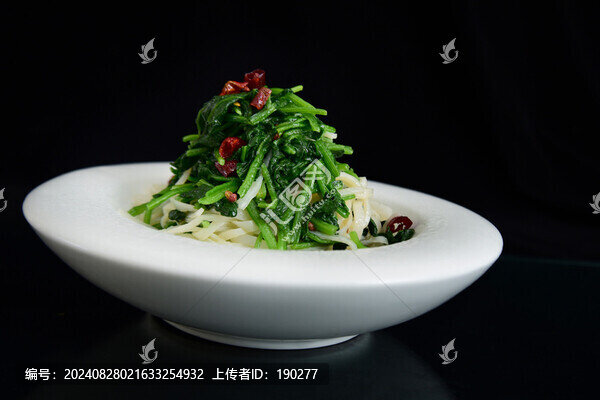 青菠菜芋絲