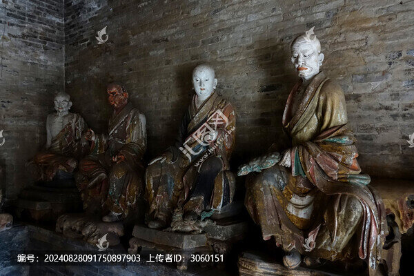 山西長治崇慶寺彩塑