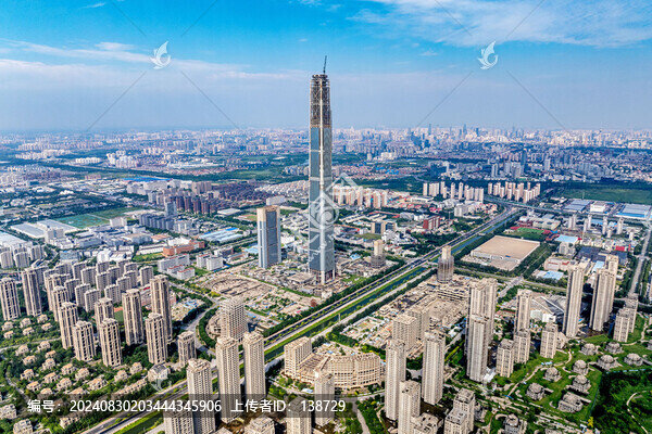 天津高銀金融117大廈爛尾樓
