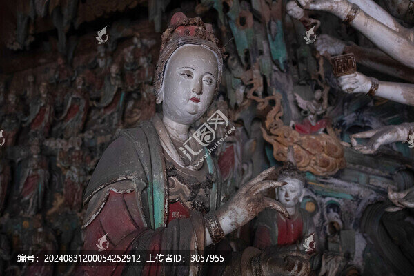 山西平遙雙林寺雕塑