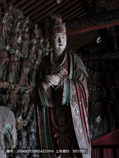 山西平遙雙林寺雕塑