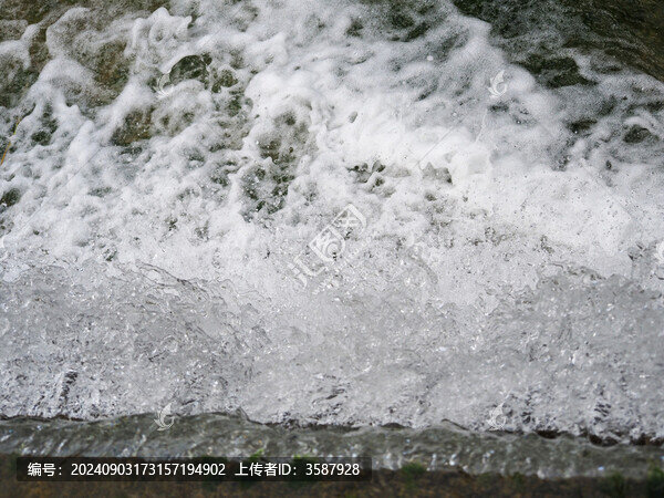 美麗的河流水景