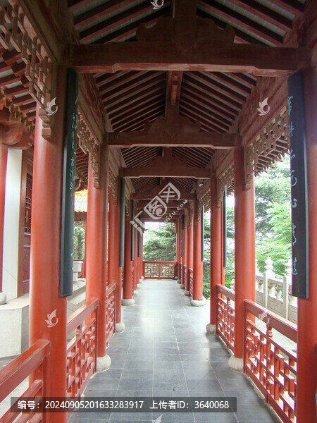 南京雞鳴寺長廊