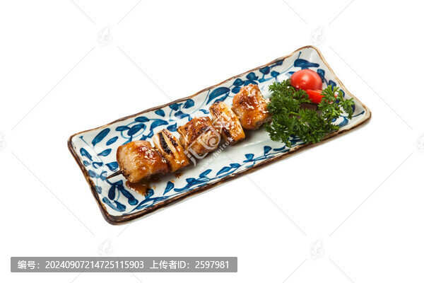 京蔥雞肉串