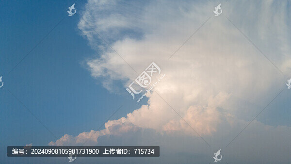 天空中的白云