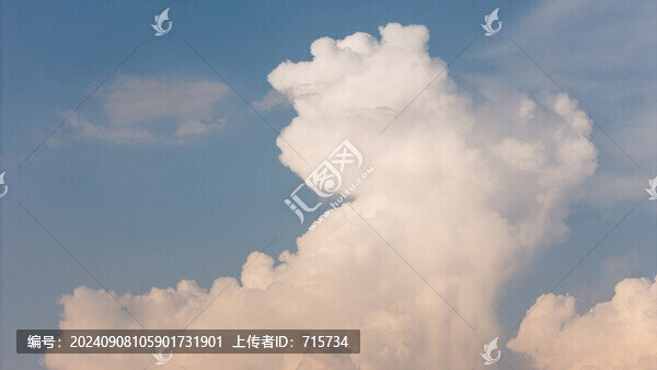 天空中的白云