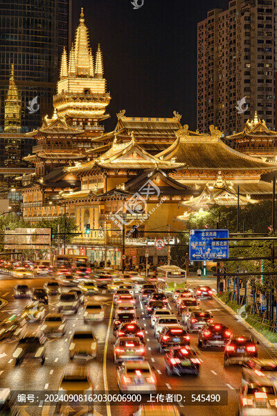 靜安寺夜景