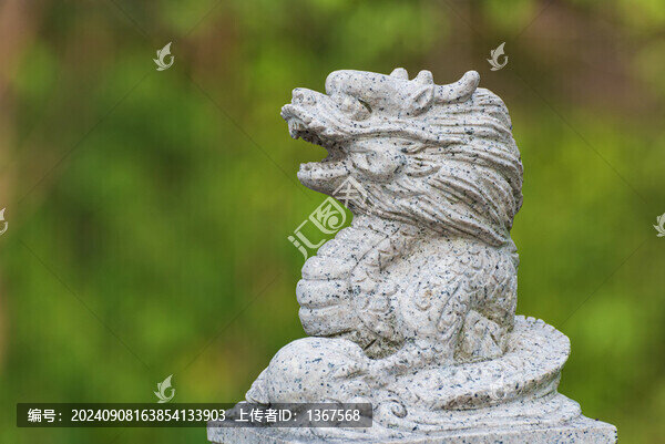 十二生肖石雕龍