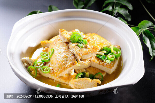 煎燜白豆腐
