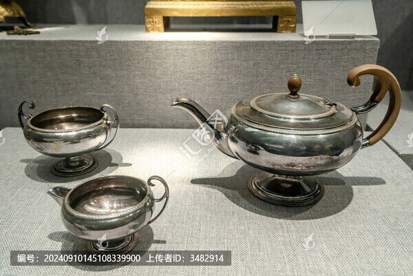 19世紀英國維多利亞時期銀壺杯