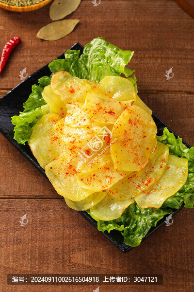 烤土豆片