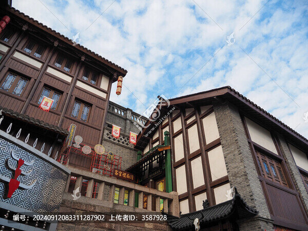重慶磁器口景區(qū)的風光