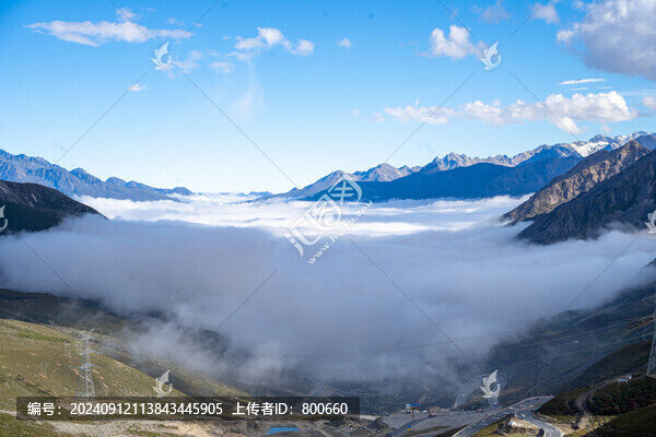 四川甘孜折多山自然風(fēng)光