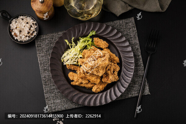 脆骨鹽酥雞