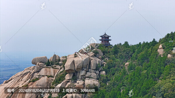 航拍嶧山風景區(qū)