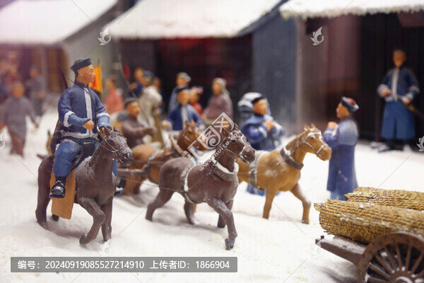 打牲烏拉送貢場(chǎng)景