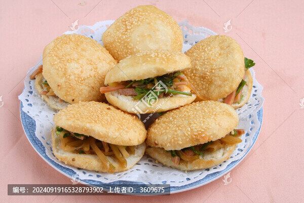 燒餅夾咸菜