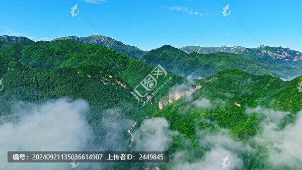 秦嶺高山云霧