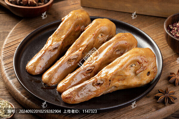 鹵鴨頭
