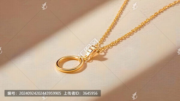 黃金項(xiàng)鏈素