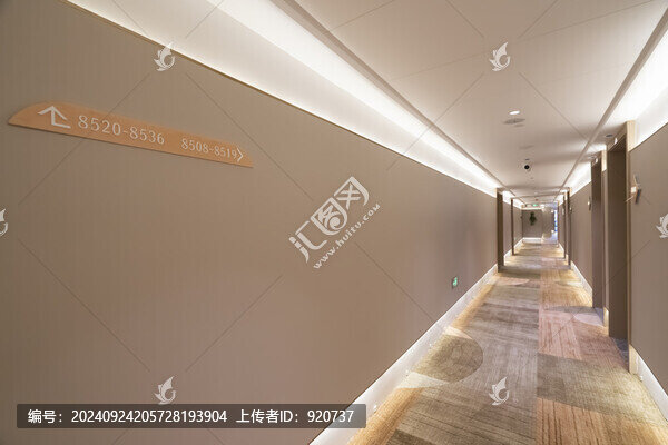 商務(wù)酒店走廊