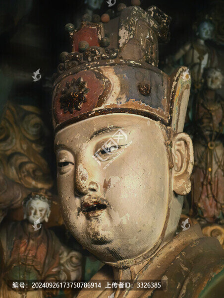 山西平遙雙林寺塑像