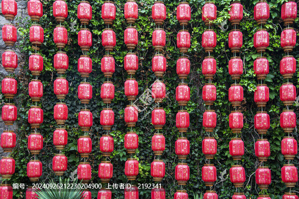 紅燈籠背景墻