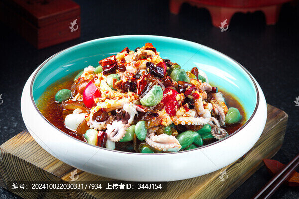 臘八蒜拌八爪魚