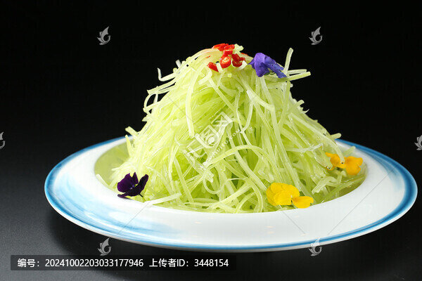 拌青筍絲