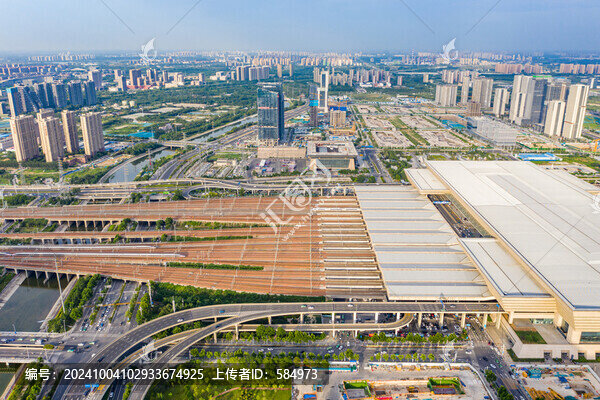 鄭州東站高鐵站高速鐵路交通樞紐