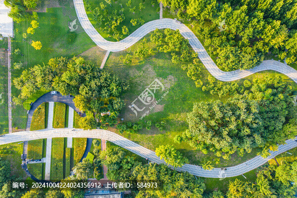 航拍鄭州天健湖公園城市綠色濕地