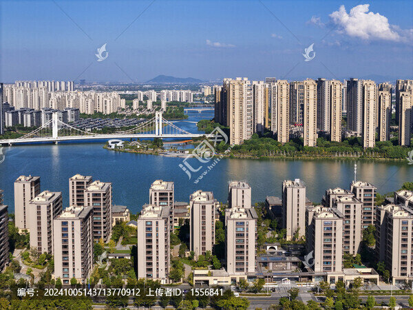 紹興鏡湖新區(qū)城市航拍