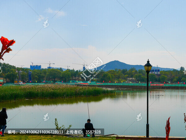 建設(shè)中的濟(jì)南人才科技公園